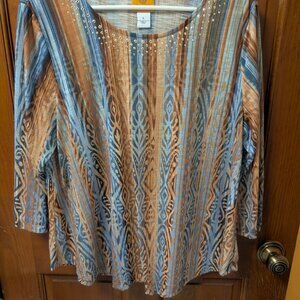 Womens Tunic top, size Large